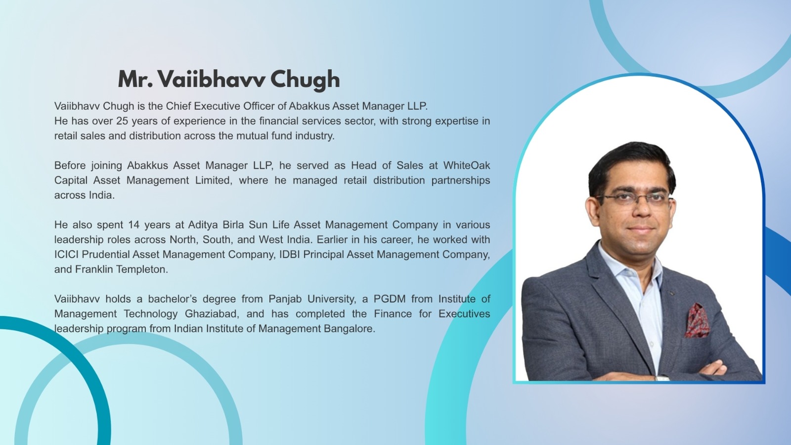 Mr. Vaibhav Chugh